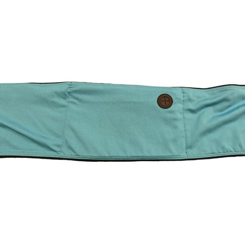 Fit Belt Turquoise Black Blue Small Zip Cell Pocket Size Medium Workout